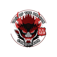 Tail of the Dragon Motorcycle Decal