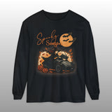 Spooky Season Can-Am Spyder Witch Halloween Long Sleeve Crew Neck TShirt