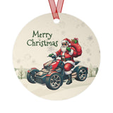 Can-Am Ryker Biker Santa Christmas Ornament