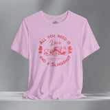 Ladies Boho Heart SlingShot Crew Neck TShirt