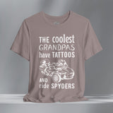 The Coolest Grandpas Ride Spyders (RTL) Crew Neck TShirt