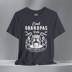 Cool Grandpas Ride Motorcycles Crew Neck TShirt
