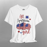 Boho Patriotic All American Girl TShirt