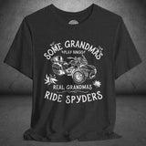 Real Grandmas Ride Spyders Customized Crew Neck TShirt