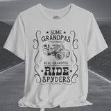 Real Grandpas Ride Spyders Customized Crew Neck TShirt