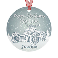 Can-Am Spyder | Ryker Customized Aluminum Christmas Ornament