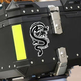 Tail of the Dragon Black Motorcycle Decal