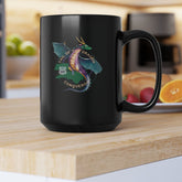 Tail of the Dragon Black Coffee Mug, 15oz