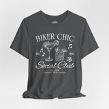 Biker Chic Customized Crew Neck TShirt