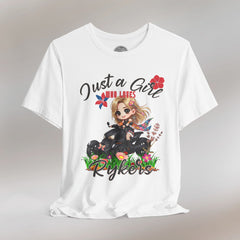 Ladies Can-Am Ryker Chibi Girl Boho Flower T-Shirt
