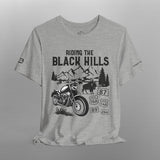 Riding the Black Hills South Dakota Crew Neck TShirt