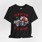 Biker Santa Oh What Fun Christmas TShirt