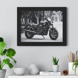 Harley Davidson Motorcycle Framed Poster
