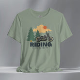 Miles are my Mediation Motorcycle Crew Neck TShirt