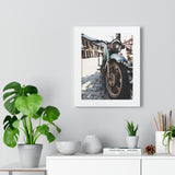 Vintage Motorcycle Framed Poster