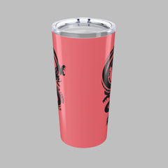 Tail of the Dragon Pink Travel Mug (20 oz)