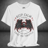 Screaming Skull Biker Culture Crew Neck TShirt