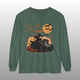 Spooky Season Can-Am Spyder Witch Halloween Long Sleeve Crew Neck TShirt