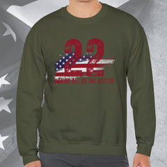 22 a Day American Veteran Crew Neck Sweatshirt