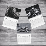 Vintage Motorcycle Wall Calendar - 2025