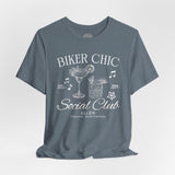 Biker Chic Customized Crew Neck TShirt