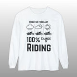 Motorcycle Weekend Forecast Long Sleeve TShirt