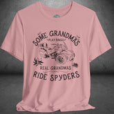 Real Grandmas Ride Spyders Customized Crew Neck TShirt