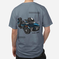 Can-Am Spyder RT Heavyweight Teal Graphic Tee