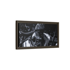 Harley Motorcycle Framed Canvas Art