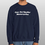 Can-Am Spyder Motorcycle Embroidered Crew Neck Sweatshirt