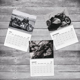 Vintage Motorcycle Wall Calendar - 2025
