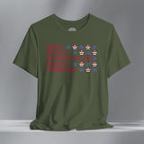 Patriotic Motorcycle Crew Neck TShirt