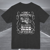 Real Grandpas Ride Spyders Customized Crew Neck TShirt