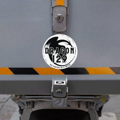 Tail of the Dragon Round Motorcycle Decal