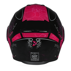 Daytona Glide Modular Motorcycle Helmet | Flowers