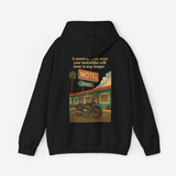 Motorcycle Inn Vintage Motel Pullover Hoodie