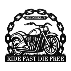 Motorcycle Customized Steel Wall Art