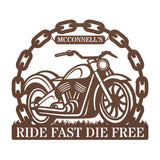 Motorcycle Customized Steel Wall Art