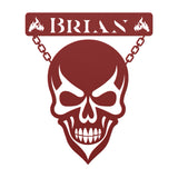 Devilish Skull Customized Steel Wall Art