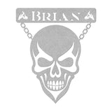 Devilish Skull Customized Steel Wall Art