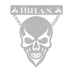 Devilish Skull Customized Steel Wall Art
