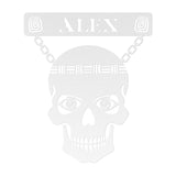 Tiki Skull Customized Steel Wall Art