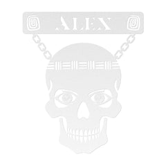 Tiki Skull Customized Steel Wall Art