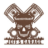 Tiki Skull Customized Steel Wall Art