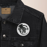 Tail of the Dragon White Printed Iron-On Patch