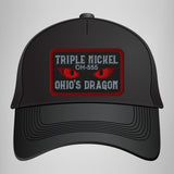 OH-555 Triple Nickel Embroidered Patch