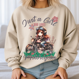 Woman's Motorcycle Culture Crew Neck Sweatshirt
