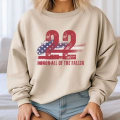 22 a Day American Veteran Crew Neck Sweatshirt