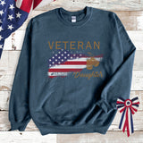 American Veteran Daughter Crew Neck Sweatshirt