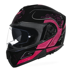 Daytona Glide Modular Motorcycle Helmet | Flowers